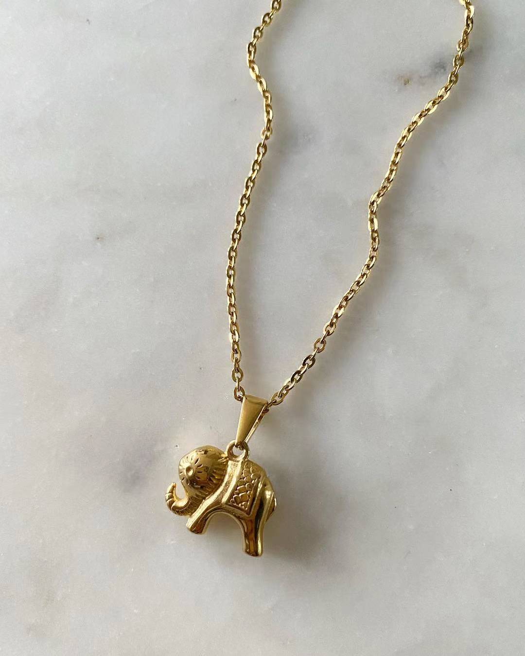 Baby Elephant Necklace