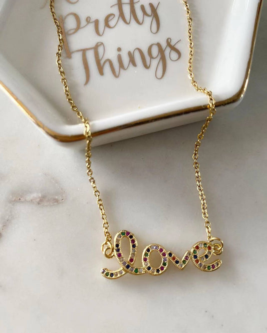 L O V E Necklace
