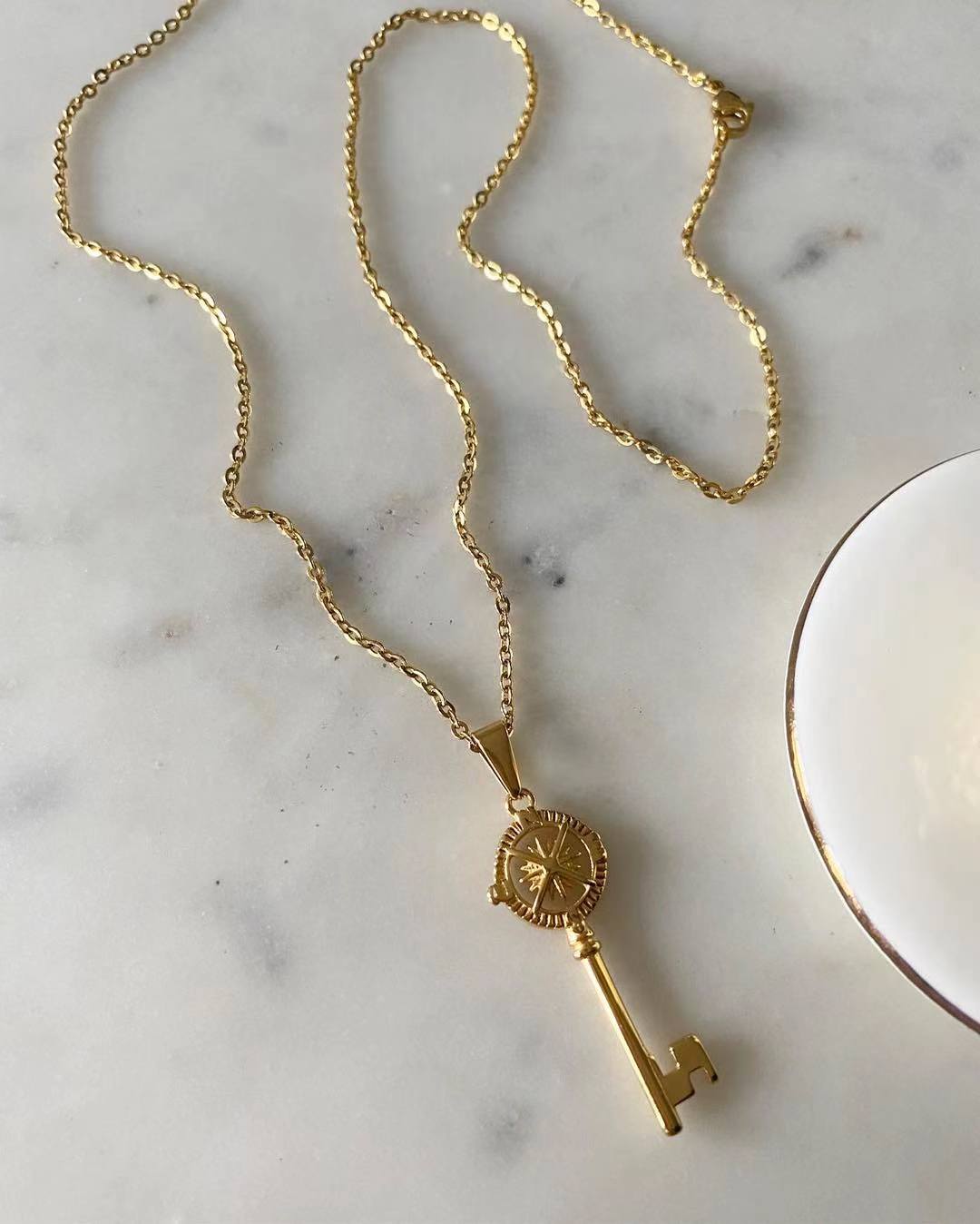 Nautical Key Necklace