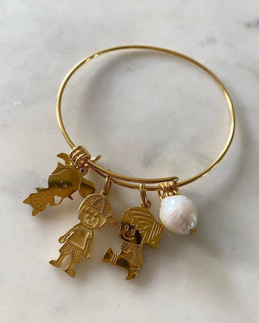 I Love My Family Bangle