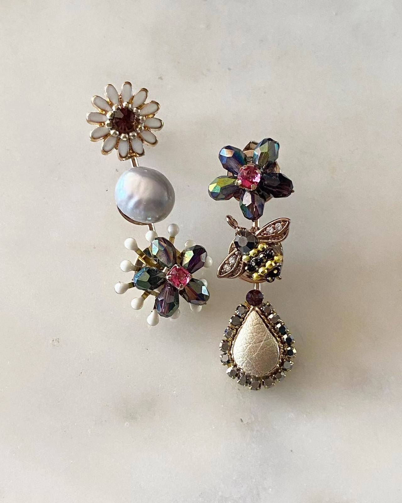 Fleur Warm Blush Earrings