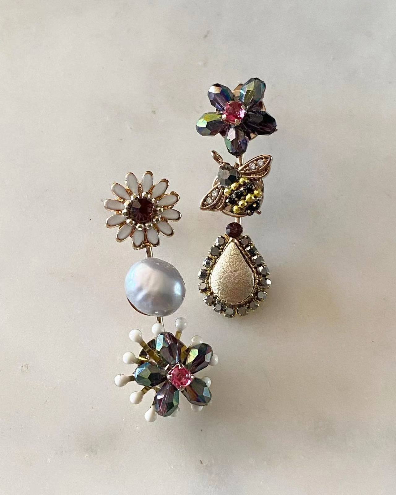 Fleur Warm Blush Earrings