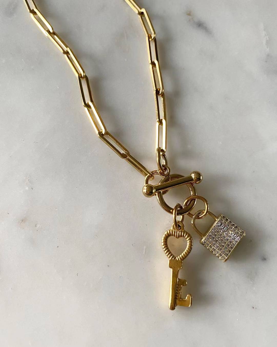 Unlock my Heart Chain Necklace