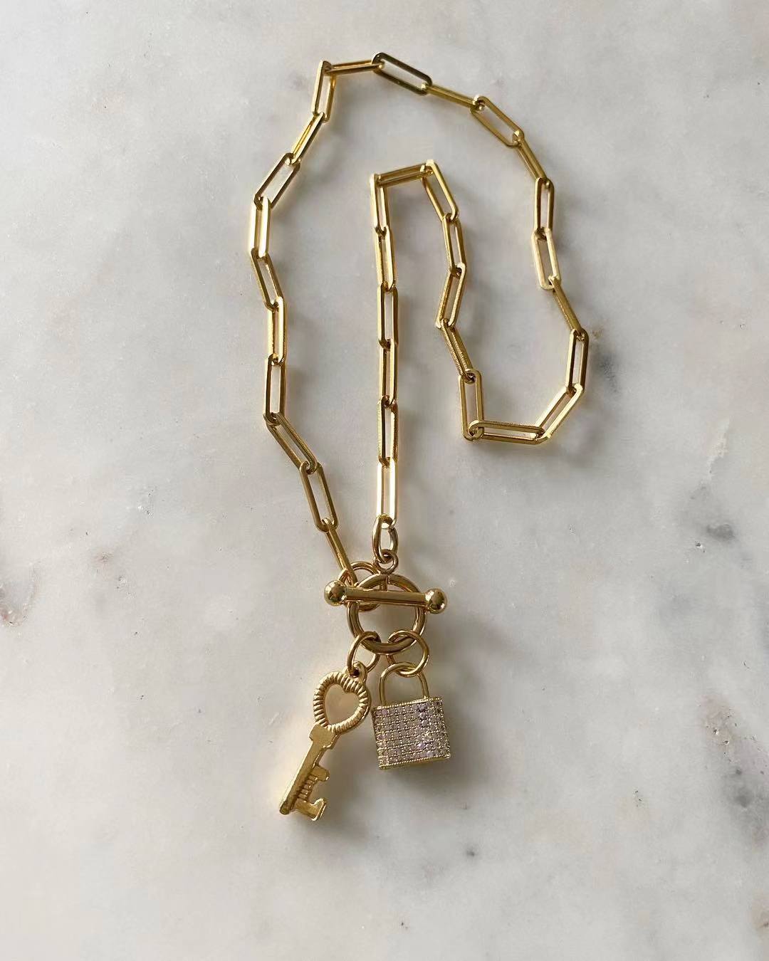 Unlock my Heart Chain Necklace
