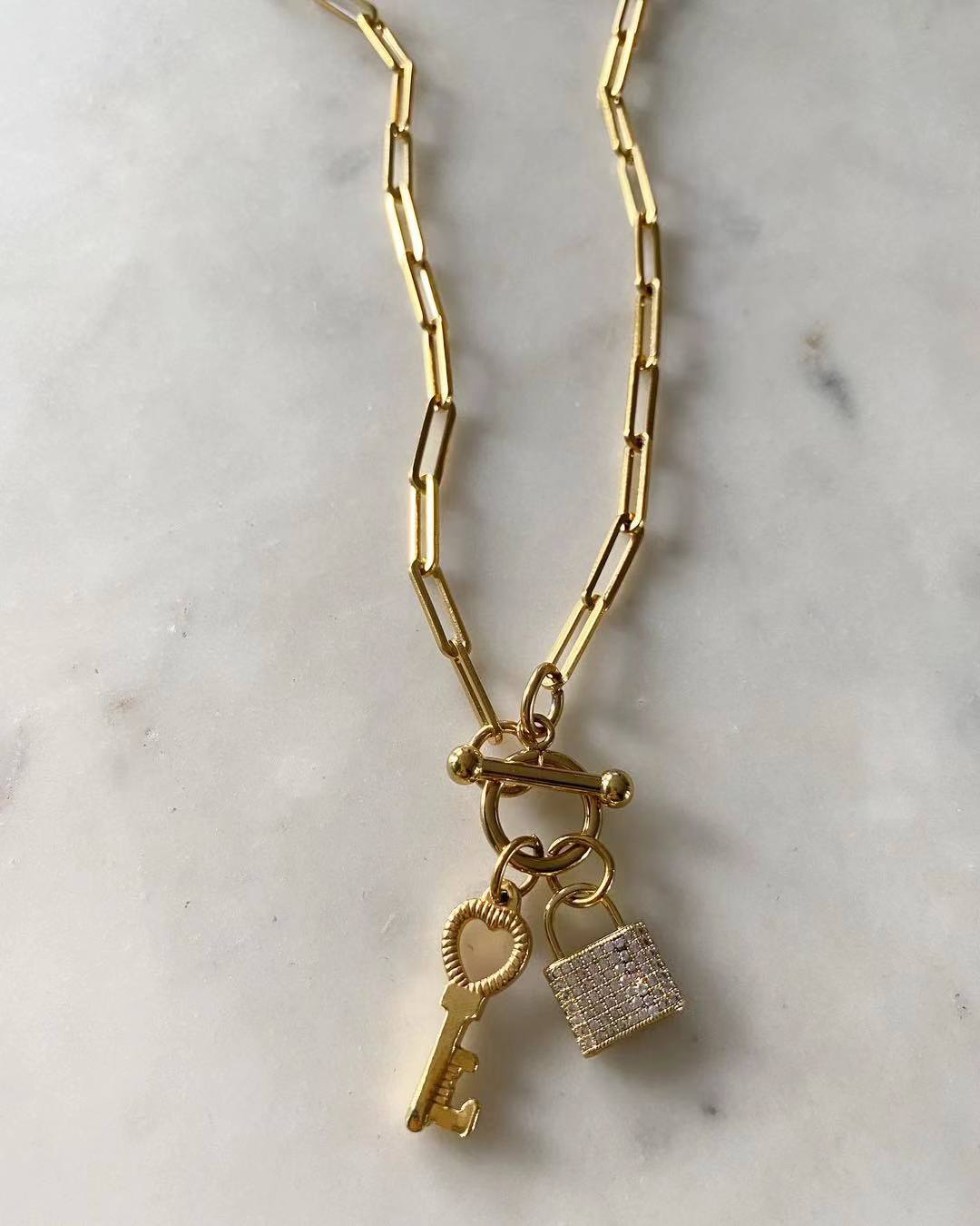 Unlock my Heart Chain Necklace