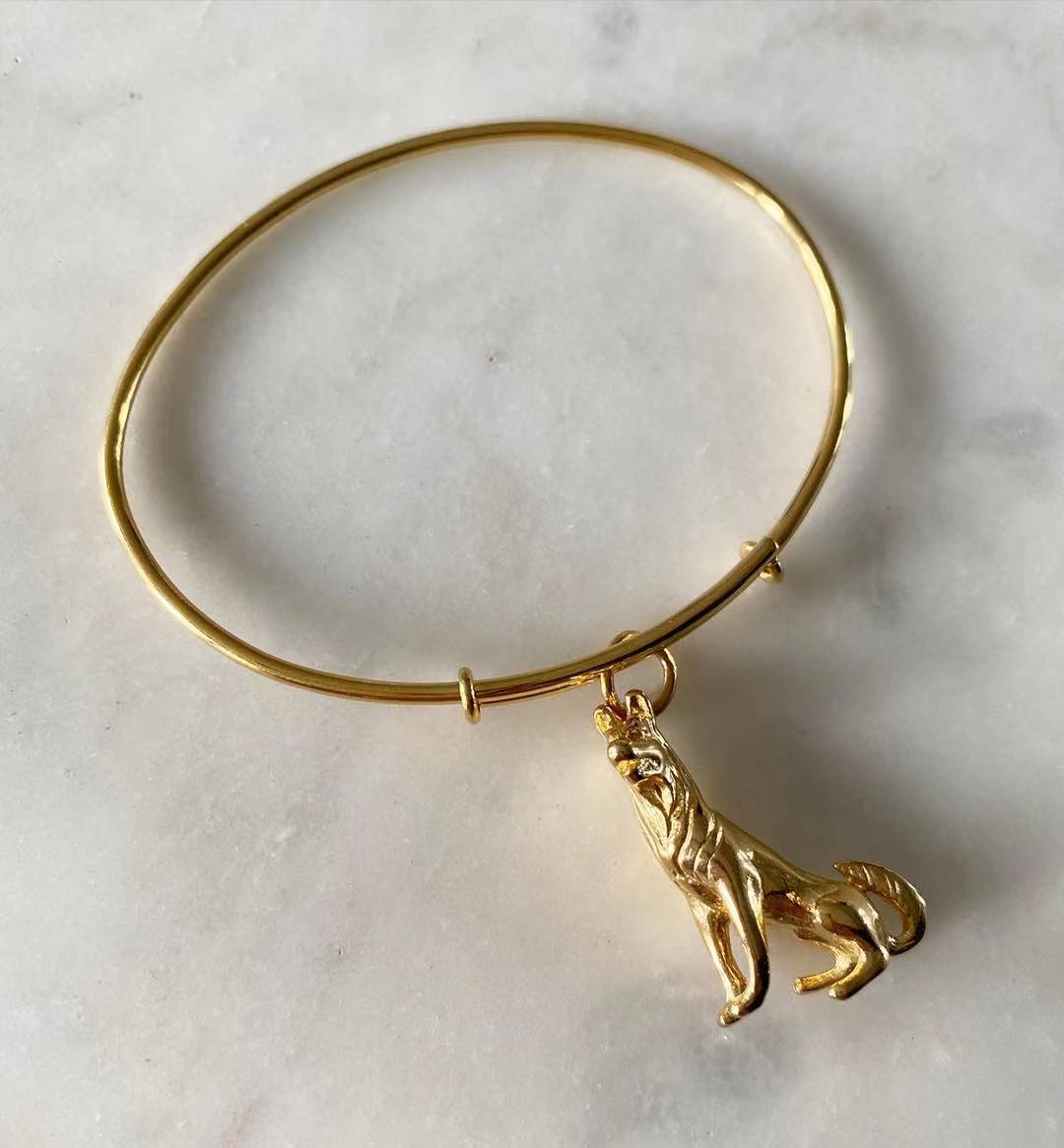 Doggie Charm Bangle