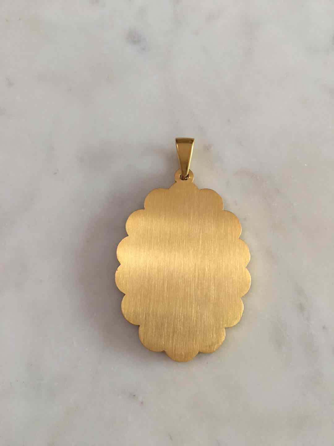 Holy Family colored Pendant