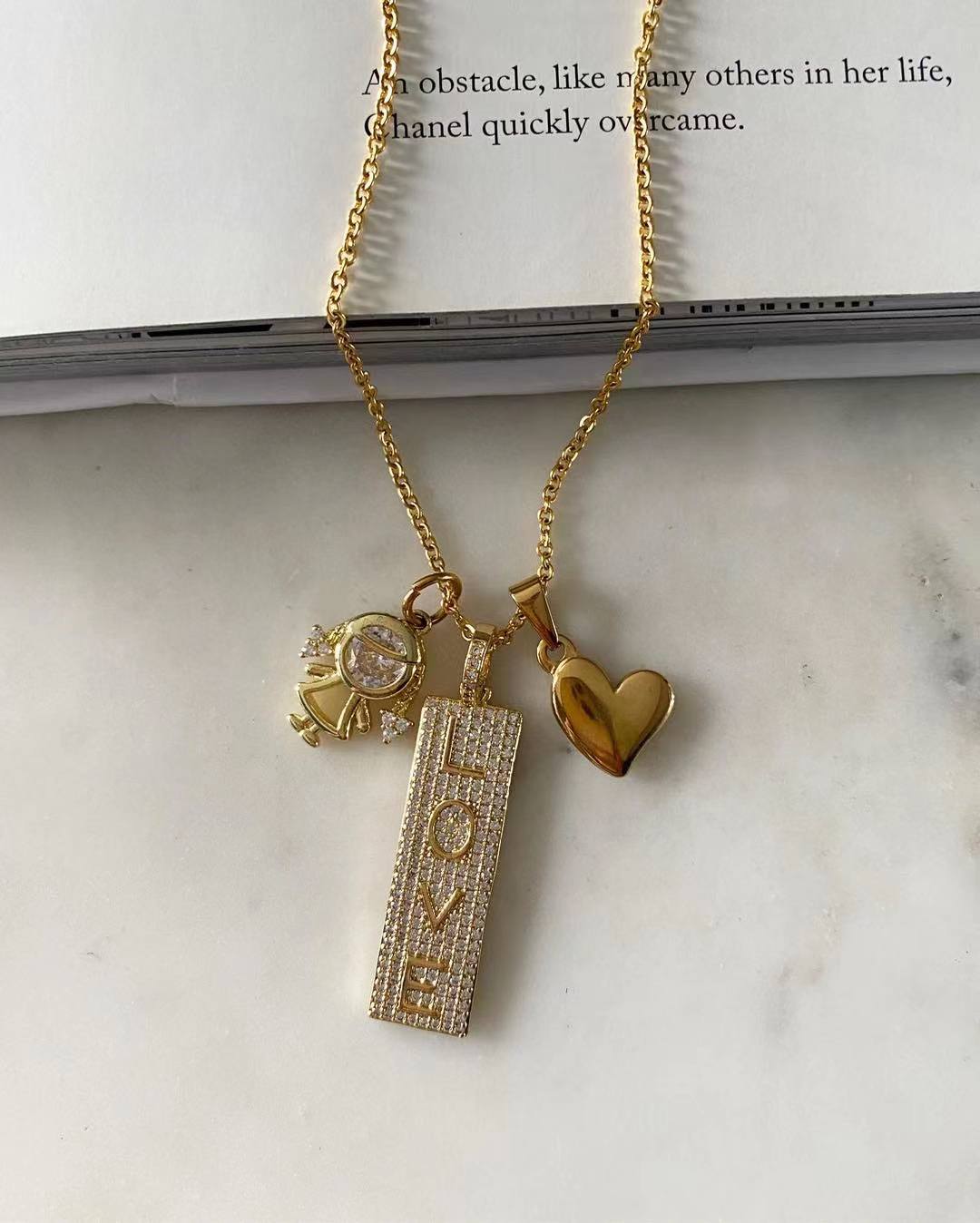 My Forever Love Trio Necklace