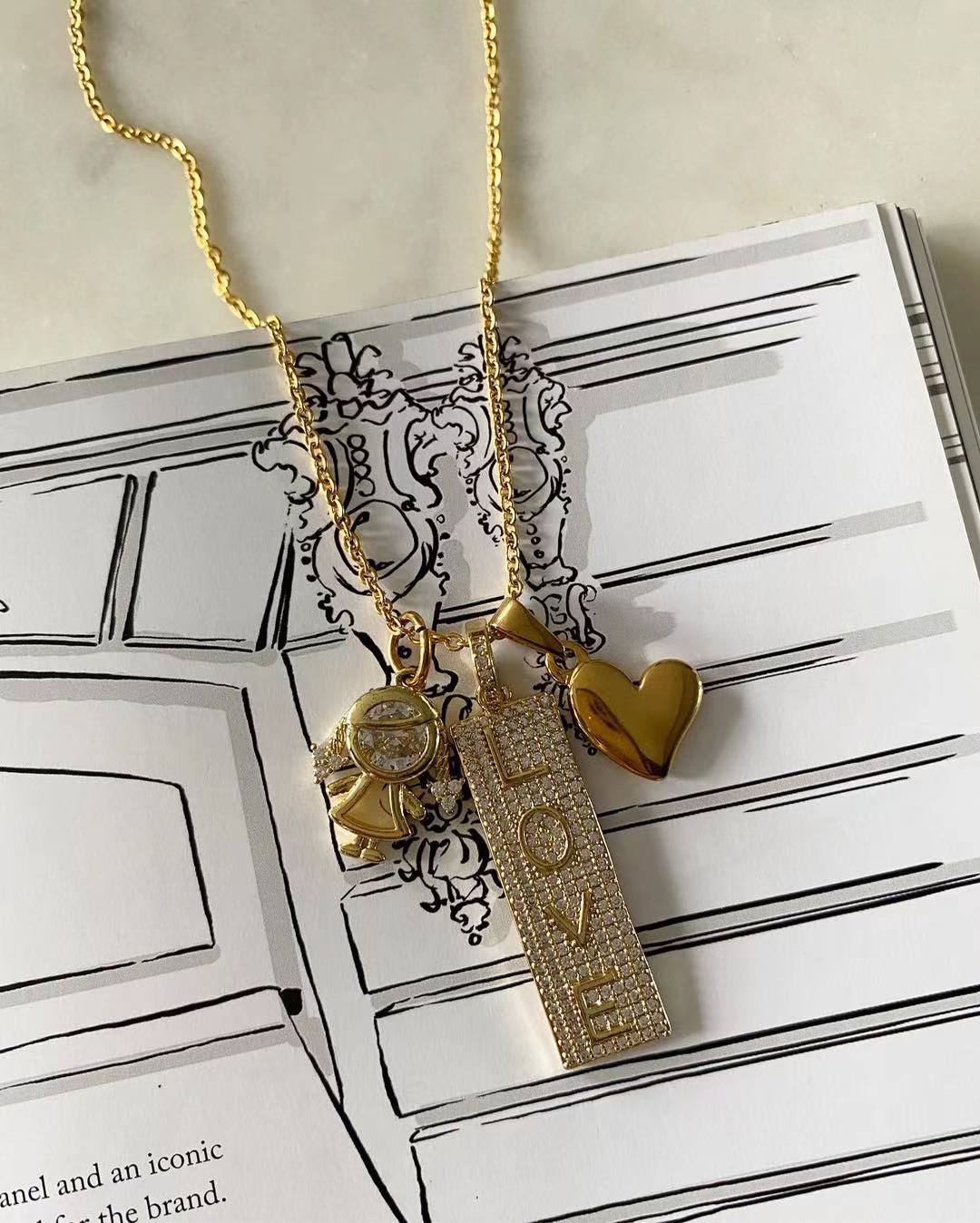 My Forever Love Trio Necklace