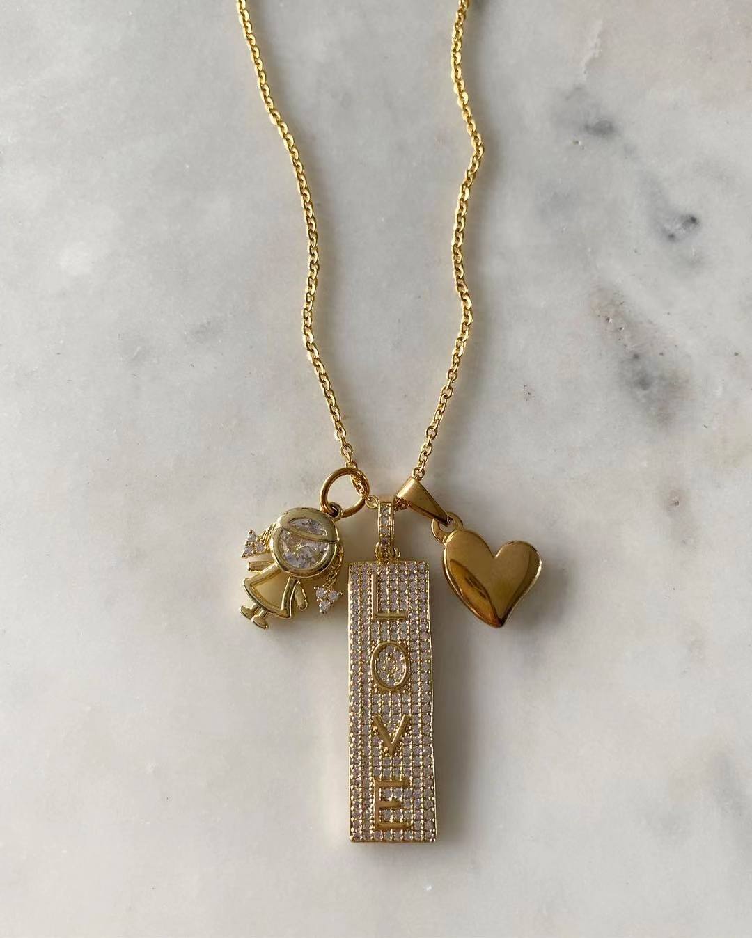 My Forever Love Trio Necklace