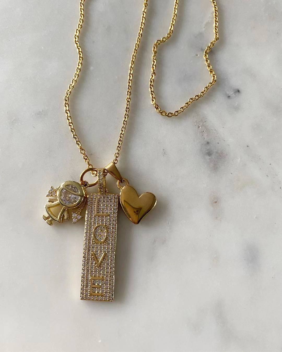 My Forever Love Trio Necklace
