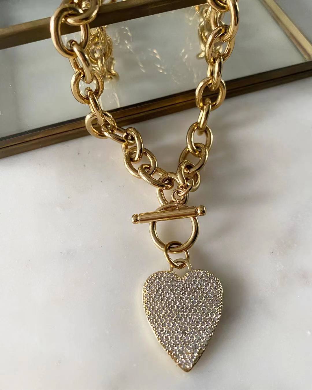 Amore Chunky Chain Necklace