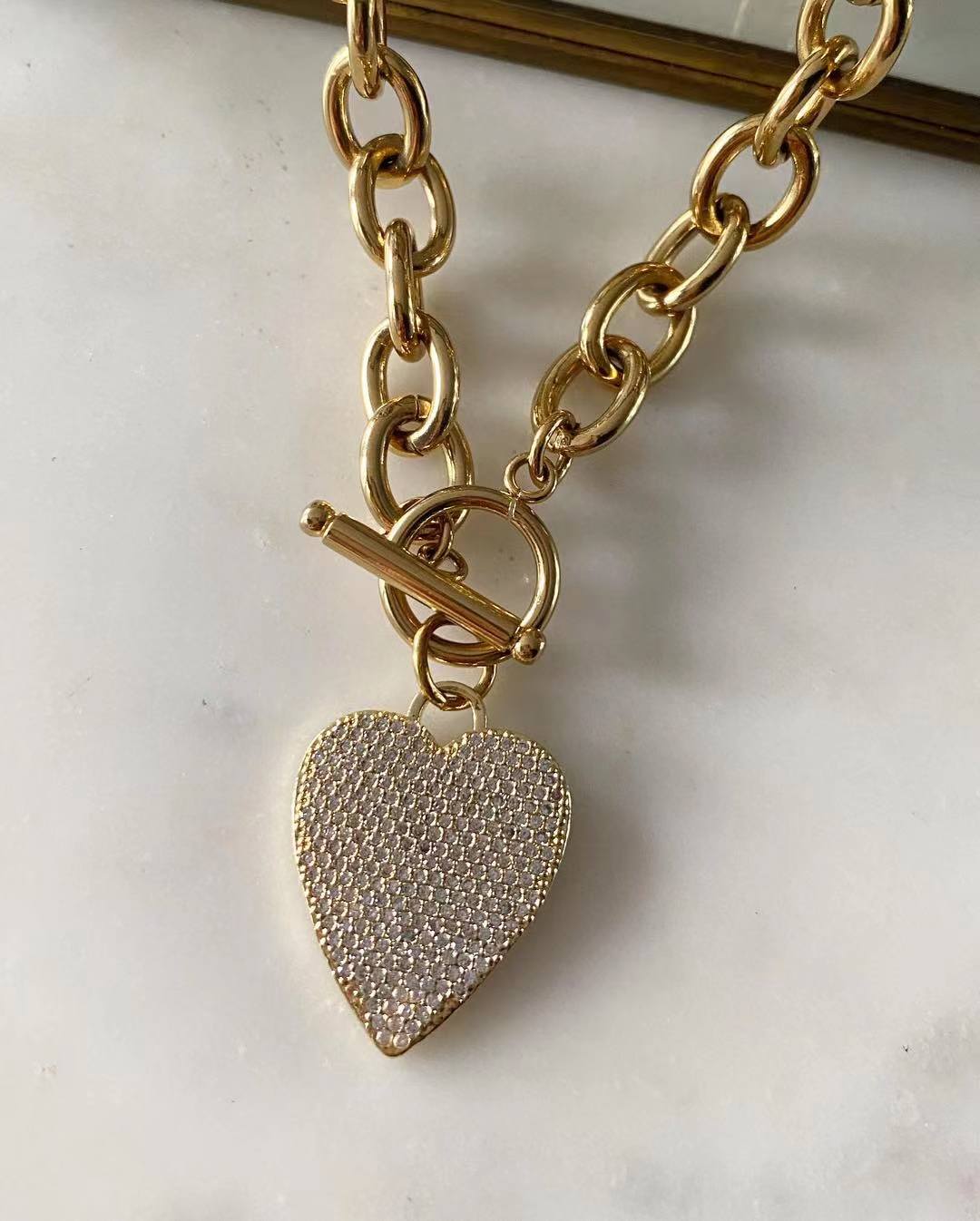 Amore Chunky Chain Necklace
