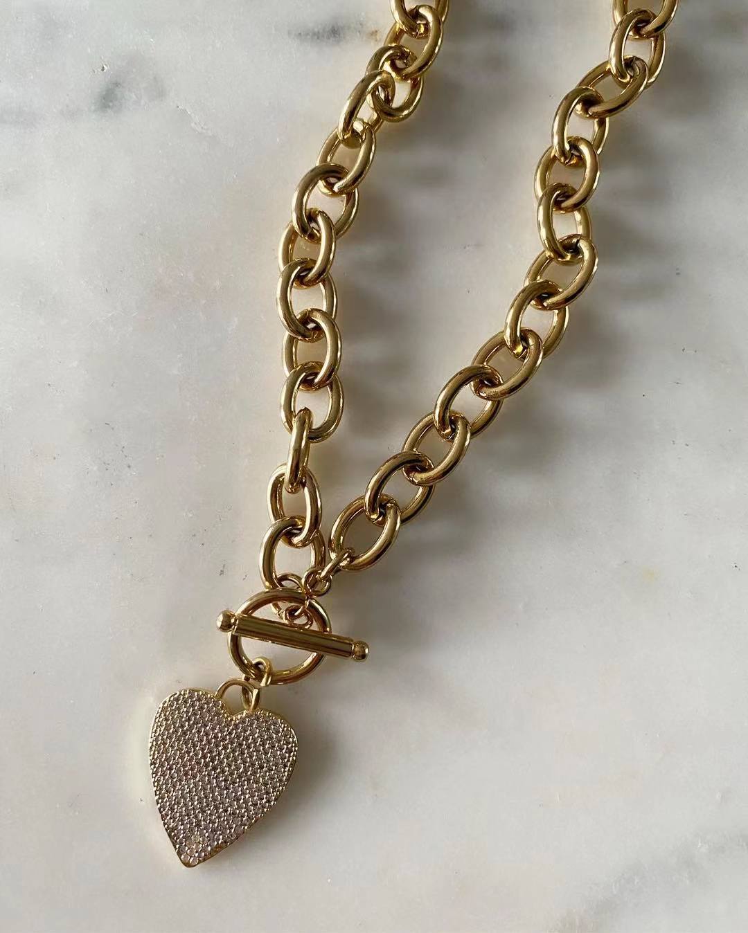 Amore Chunky Chain Necklace