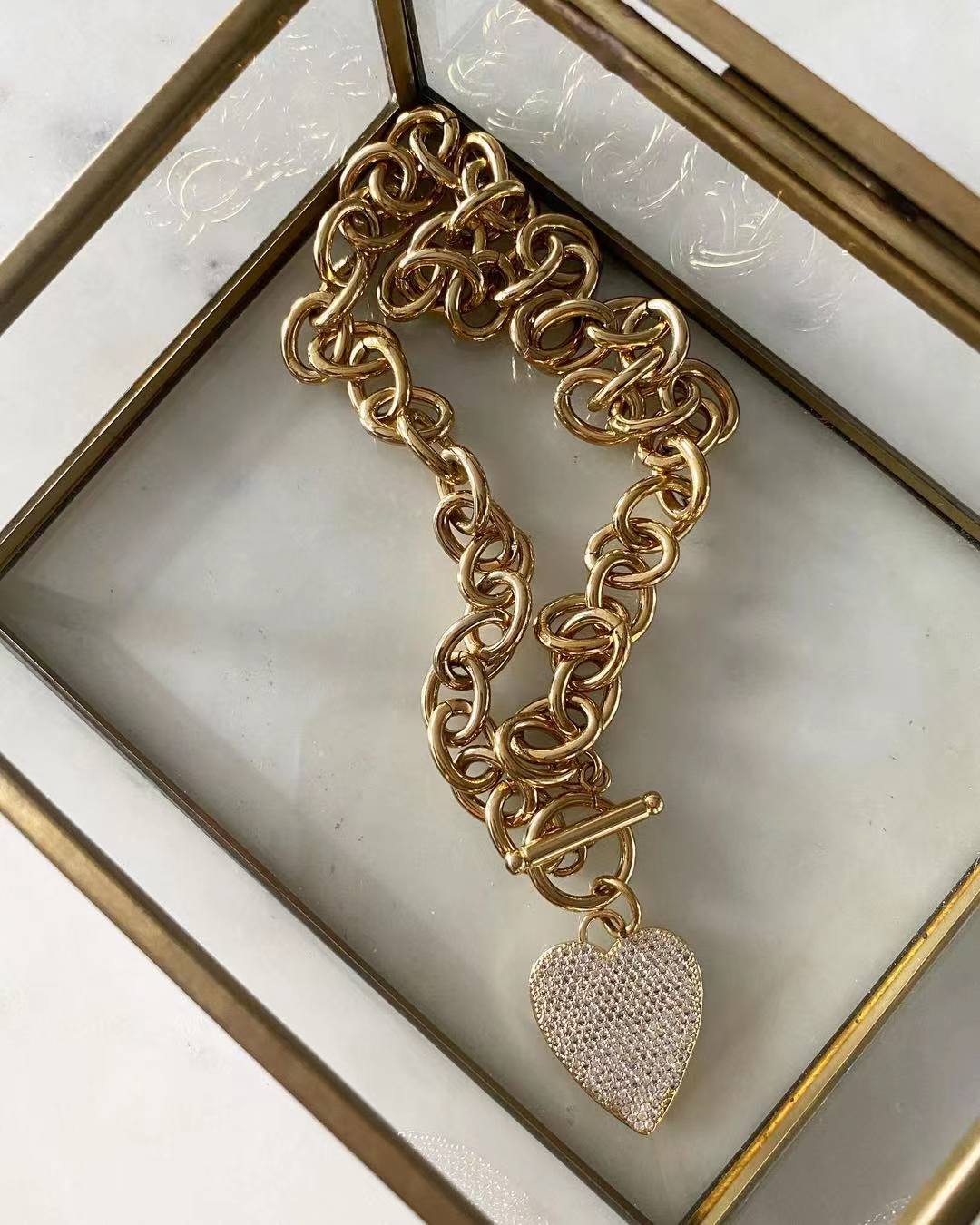 Amore Chunky Chain Necklace
