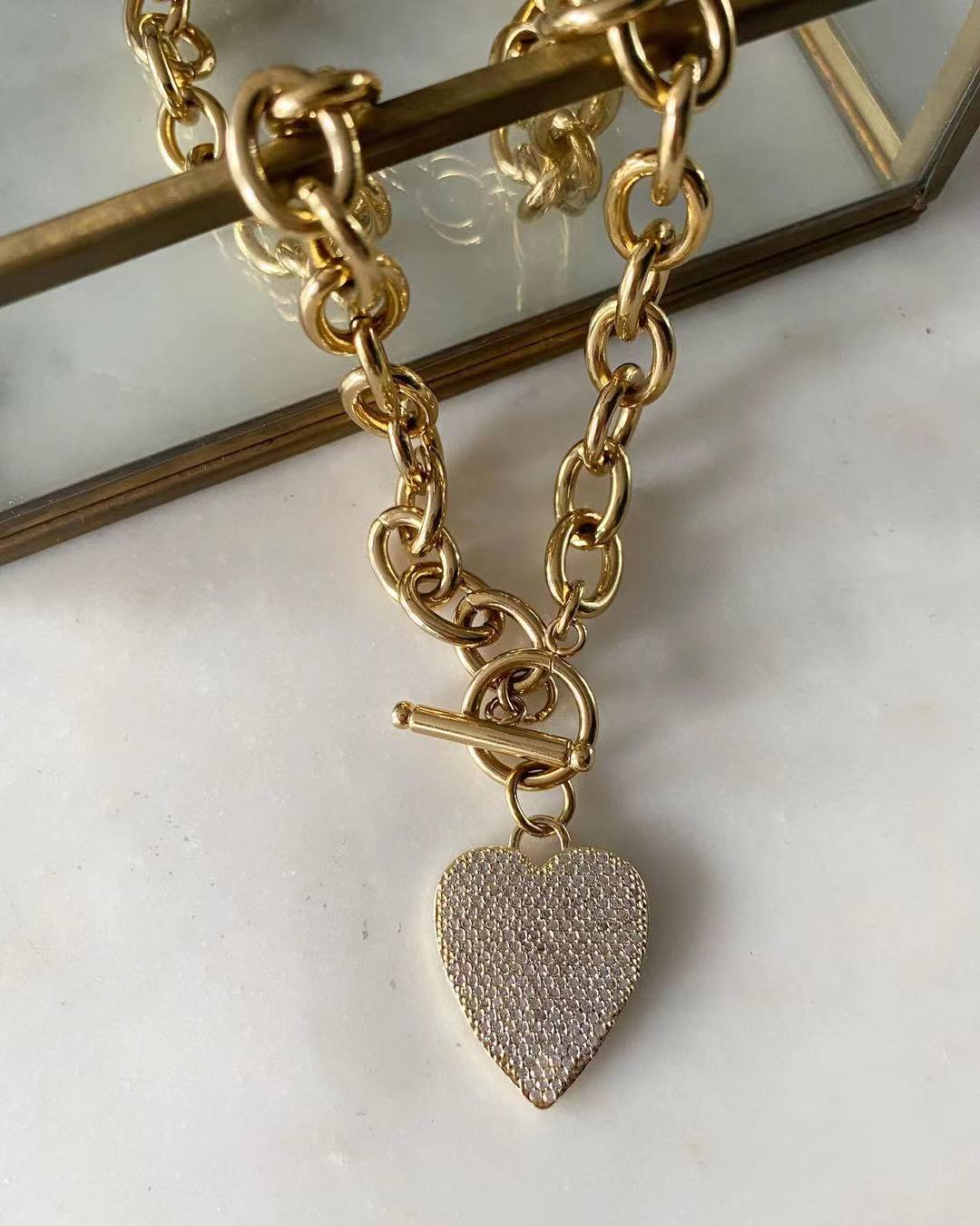 Amore Chunky Chain Necklace