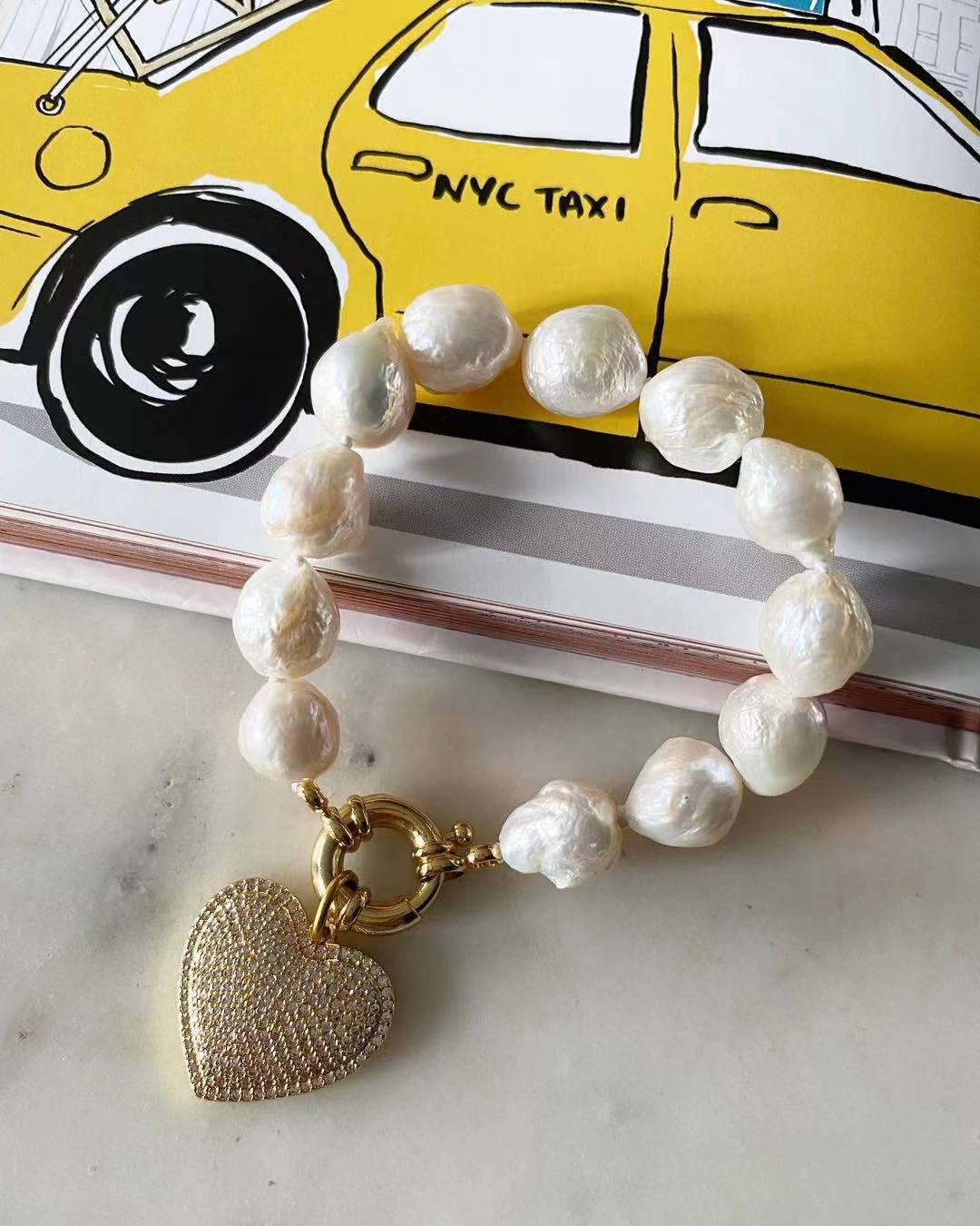 Lovestruck Baroque Pearl Bracelet
