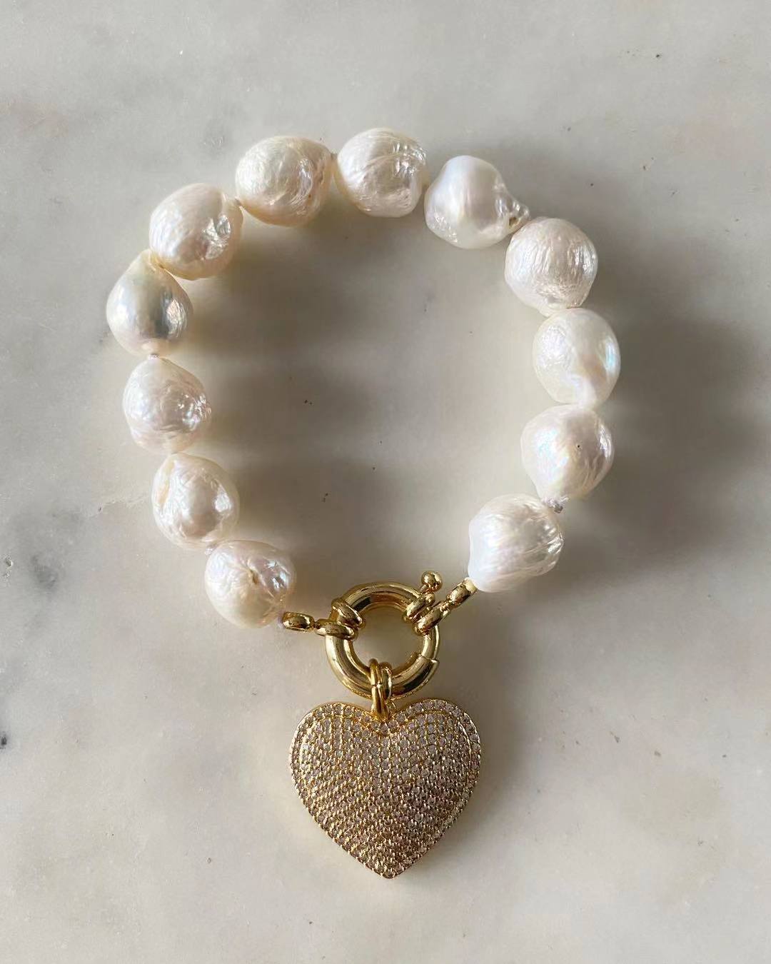 Lovestruck Baroque Pearl Bracelet