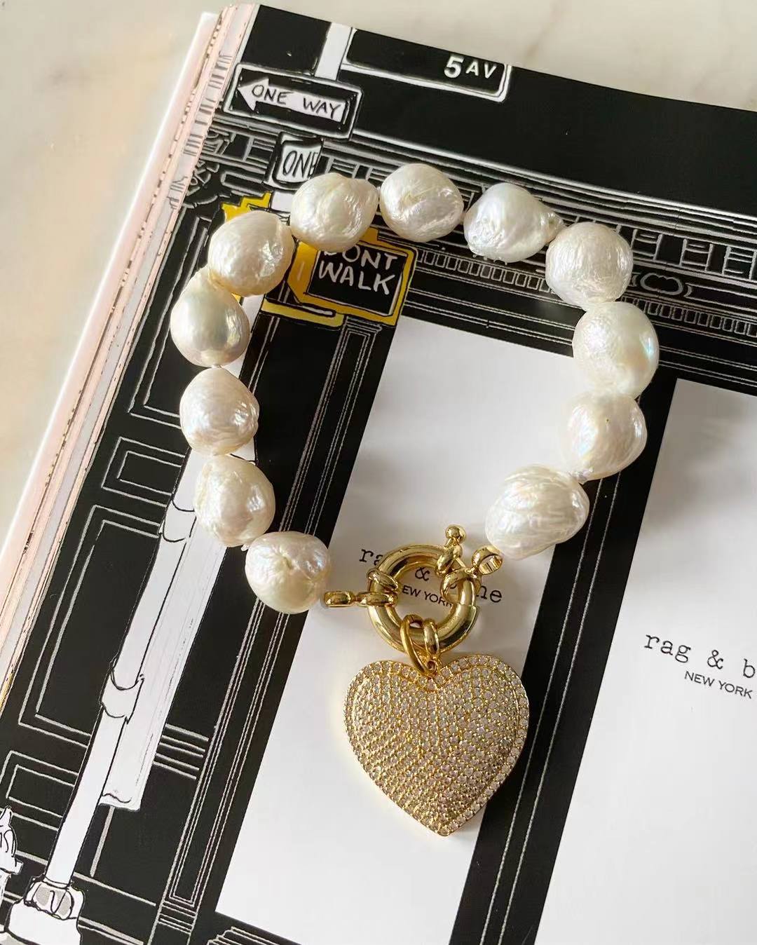 Lovestruck Baroque Pearl Bracelet