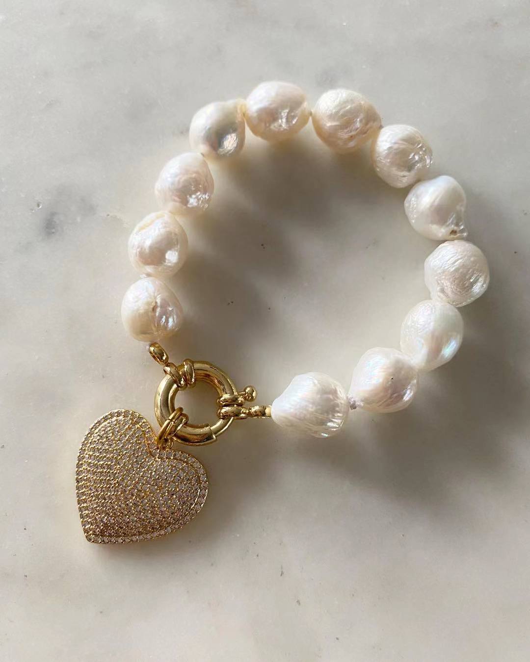 Lovestruck Baroque Pearl Bracelet