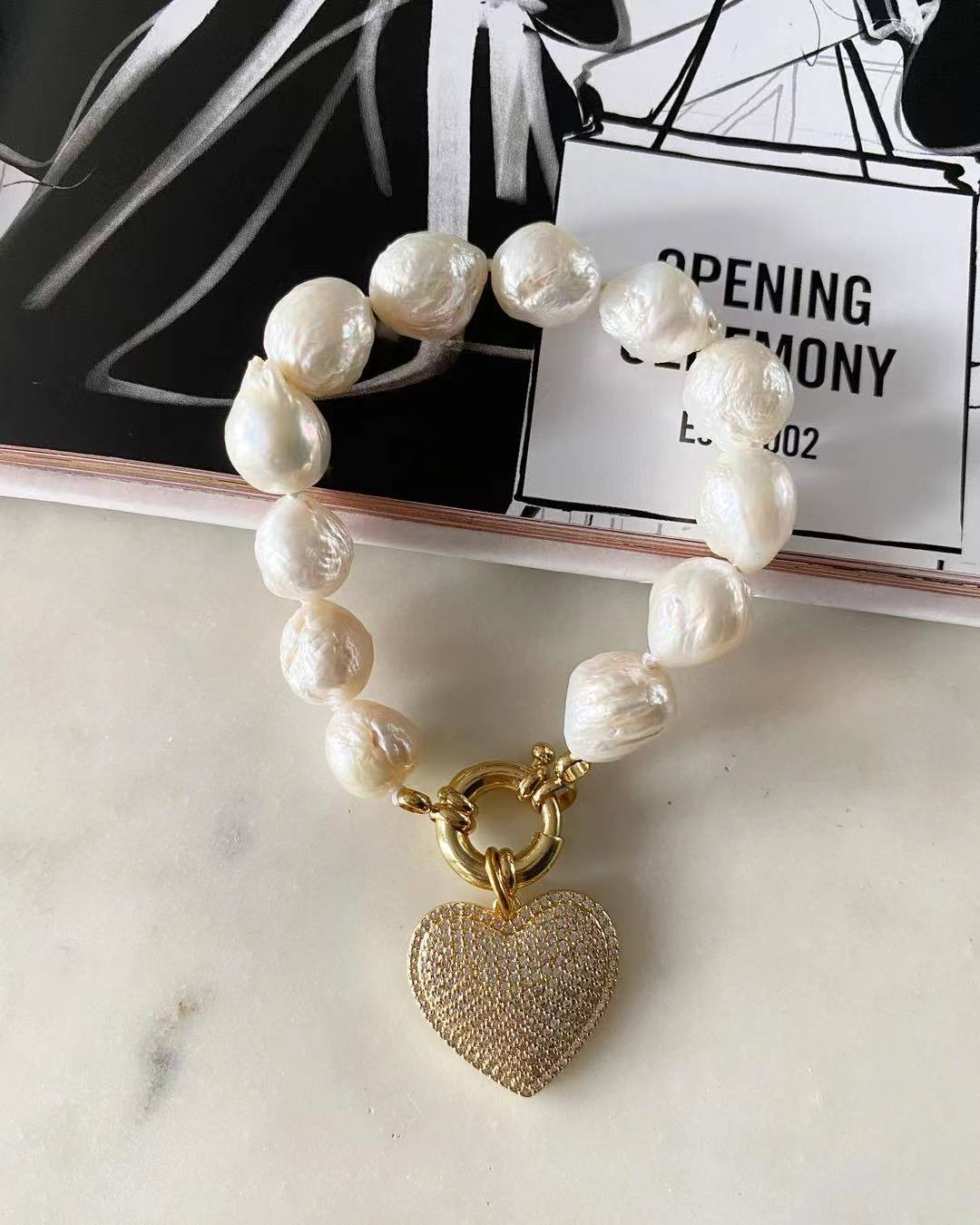 Lovestruck Baroque Pearl Bracelet