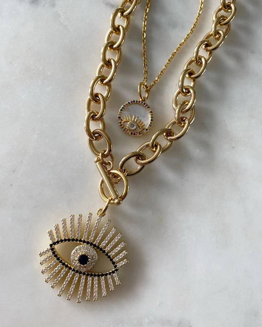 Evil eye layered set