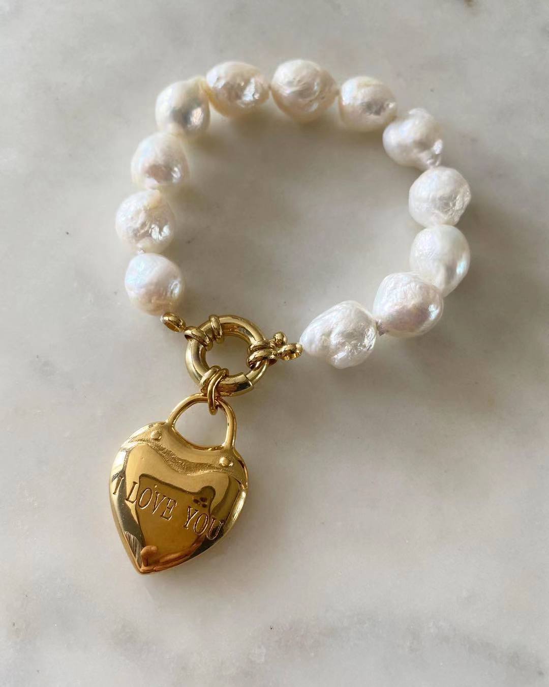 Love You Pearl Bracelet