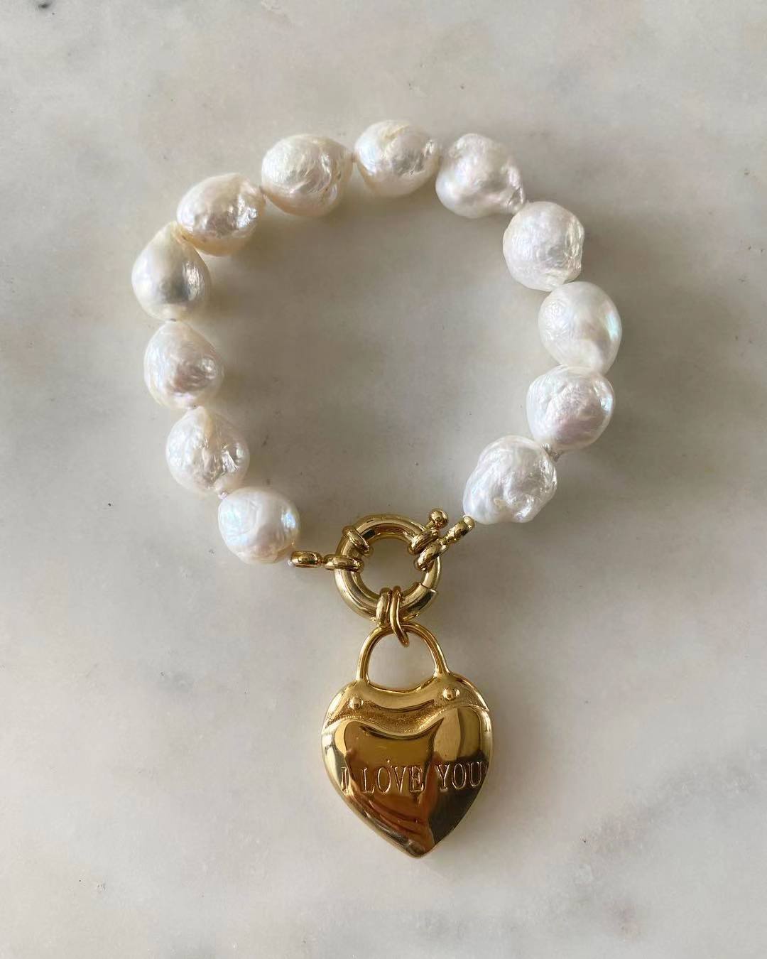 Love You Pearl Bracelet