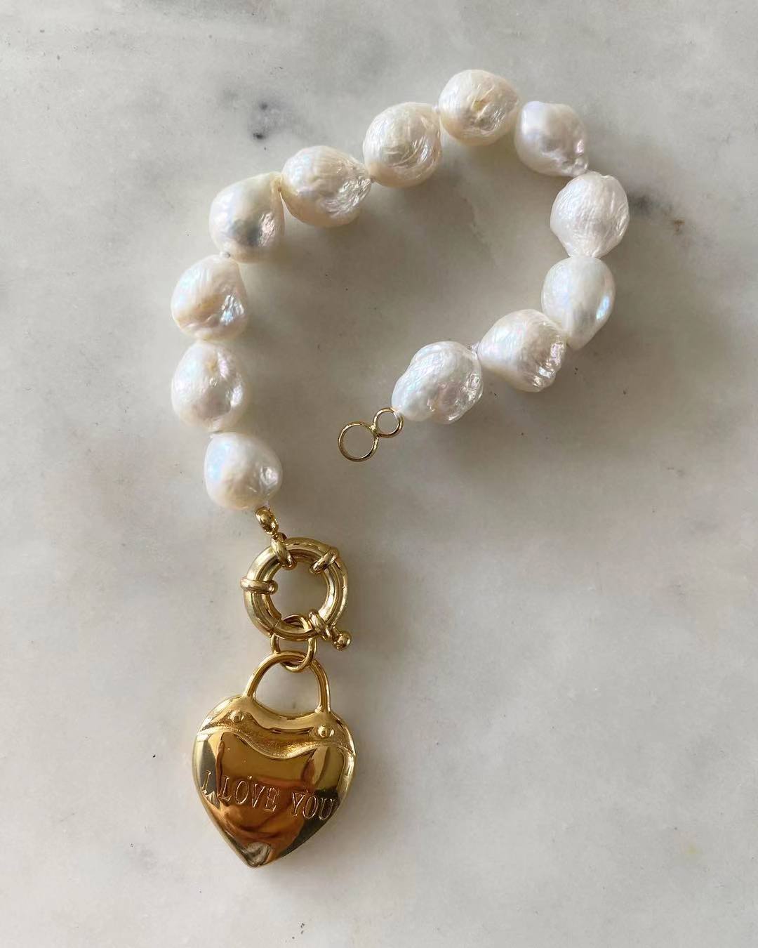 Love You Pearl Bracelet