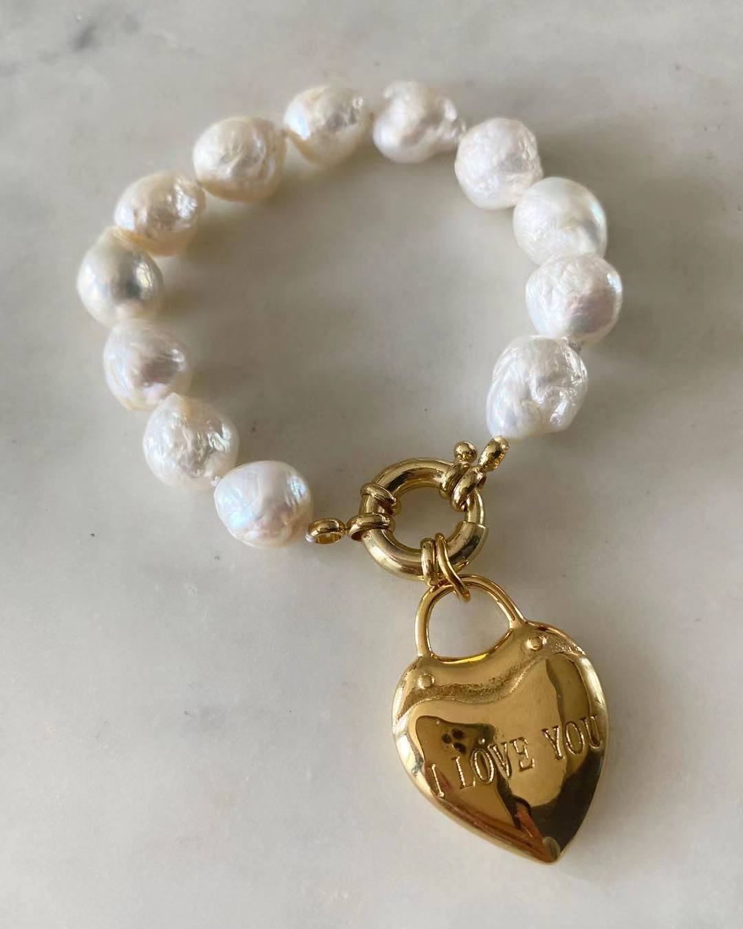 Love You Pearl Bracelet