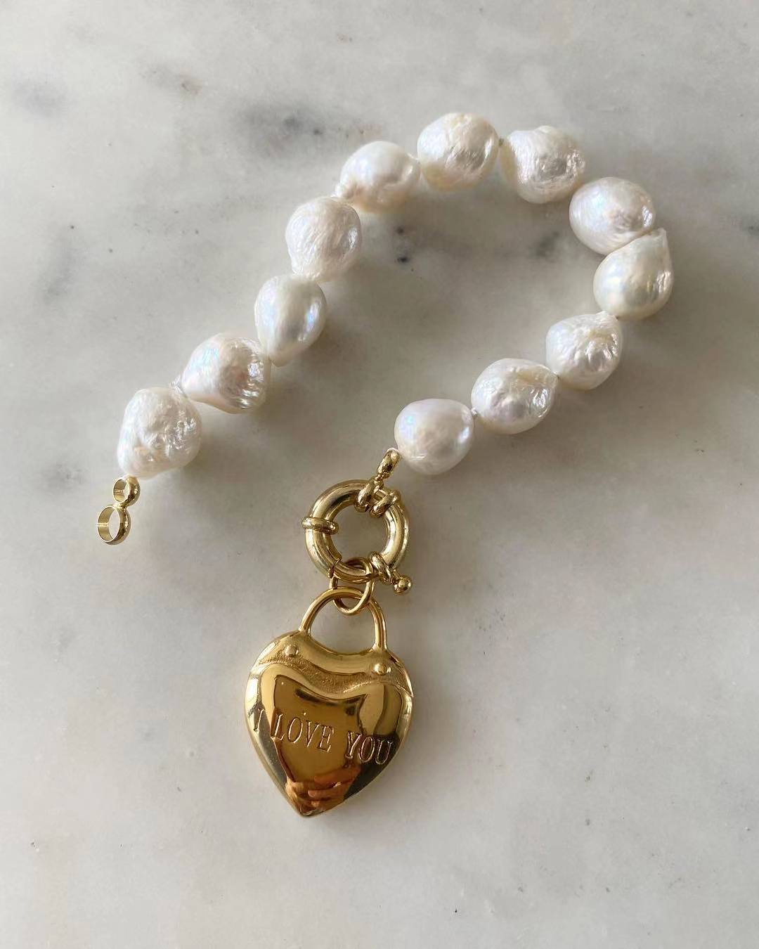 Love You Pearl Bracelet