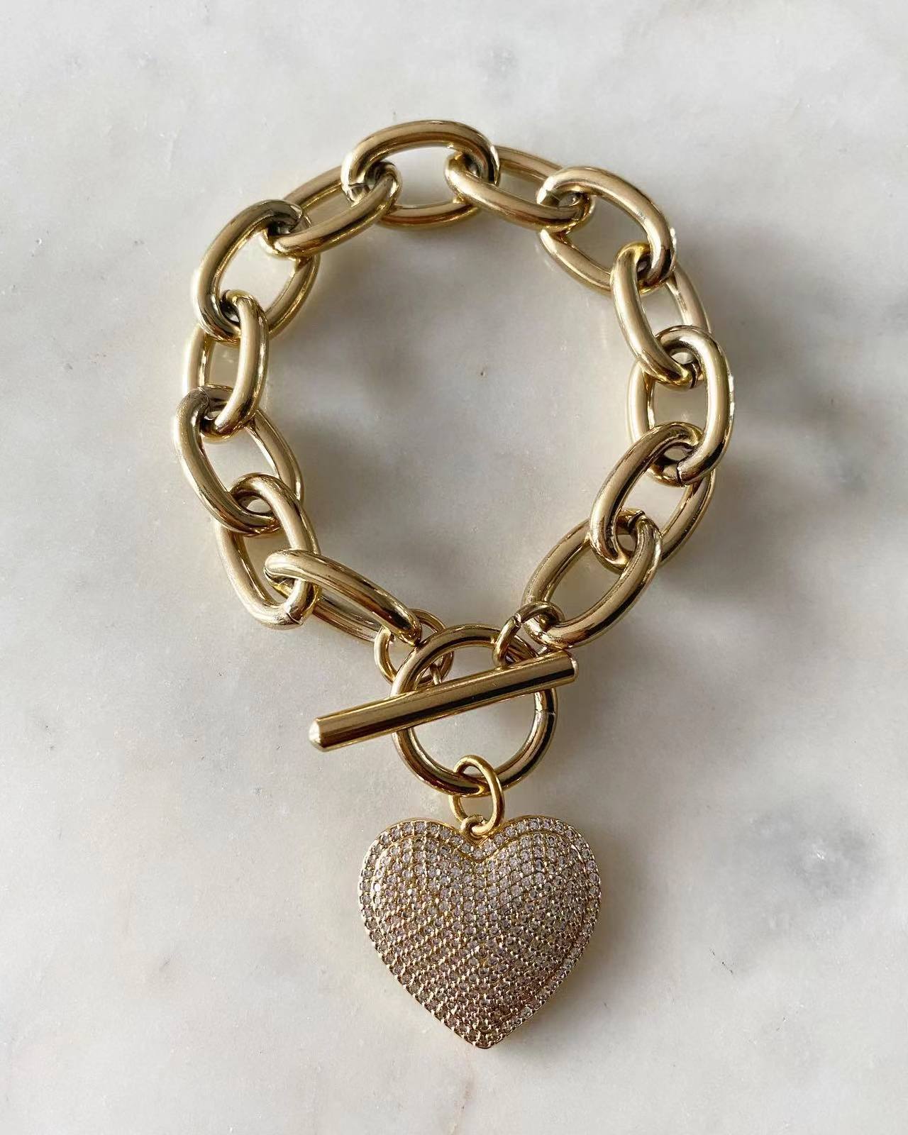 Lovestruck Vintage Chain Bracelet