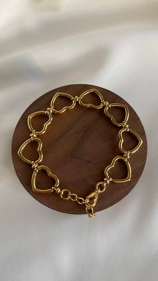 Calista Heart Bracelet