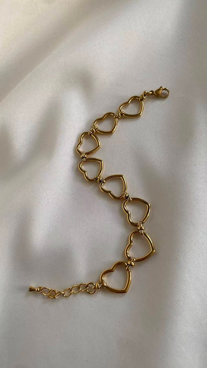Calista Heart Bracelet
