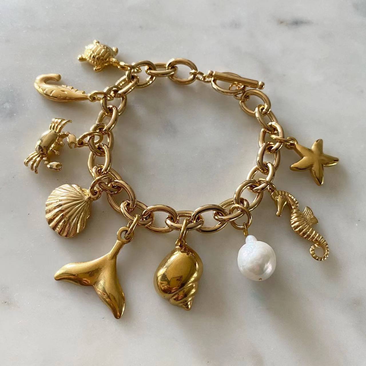 Beach Vibe Charm Bracelet