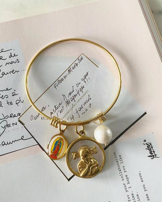 Our Lady of Guadalupe • Mother of Perpetual Help Faith Bangle