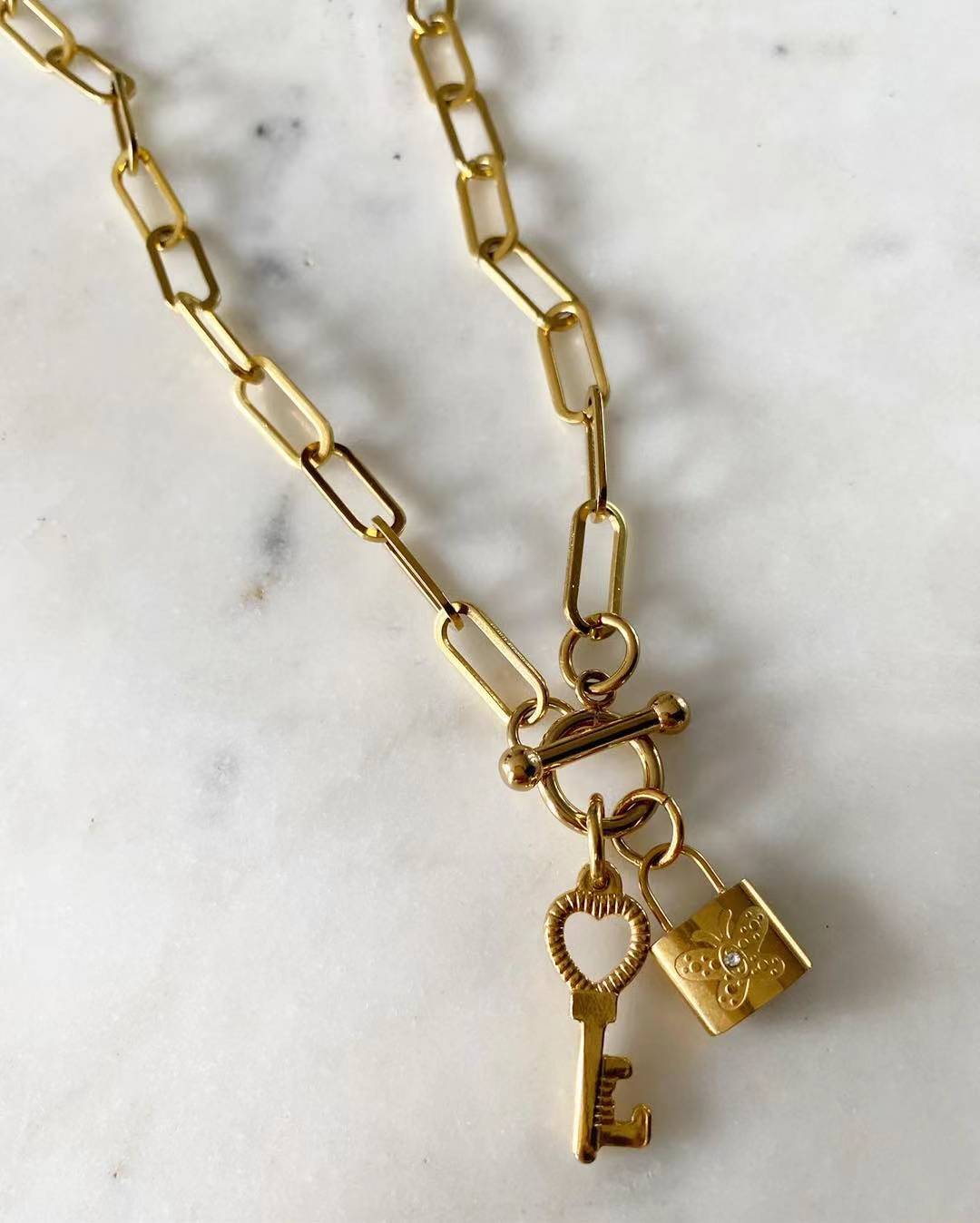 Key Pendant Necklace  Viviane Guenoun