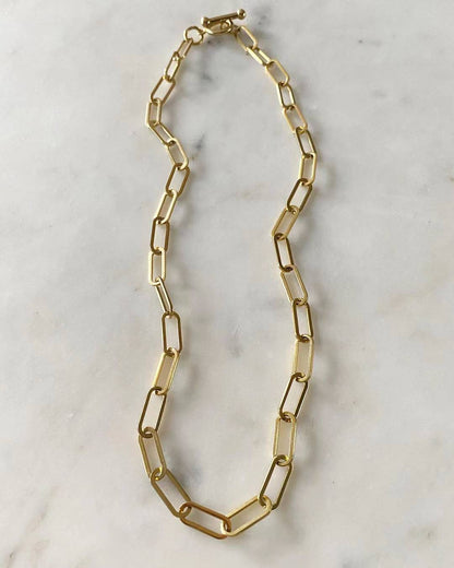 Shiloh Chain Necklace with Toggle Lock