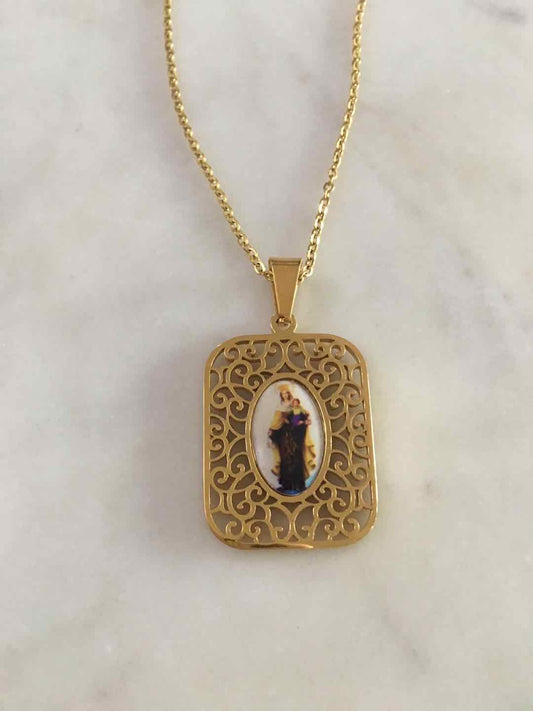 Mt. Carmel Framed Pendant