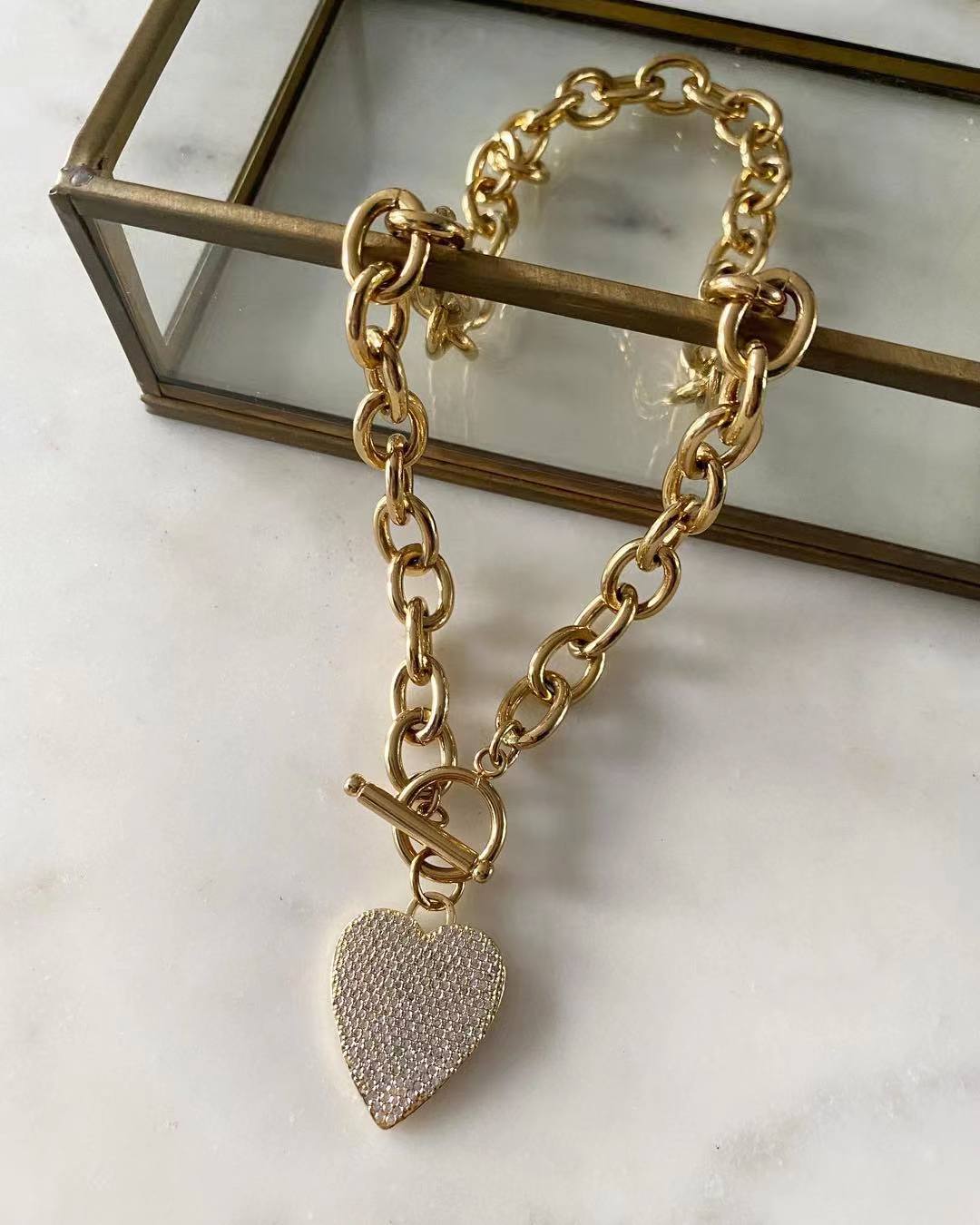 Amore Chunky Chain Necklace