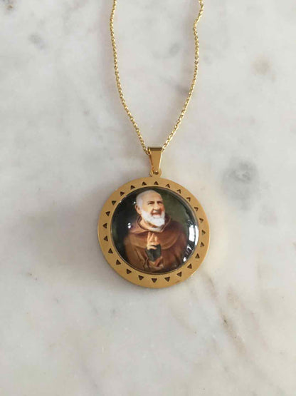 St. Pio Dome Pendant