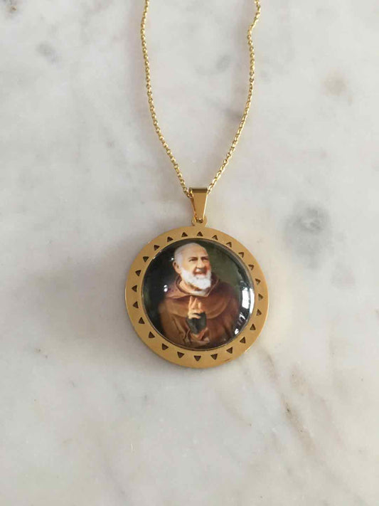 St. Pio Dome Pendant