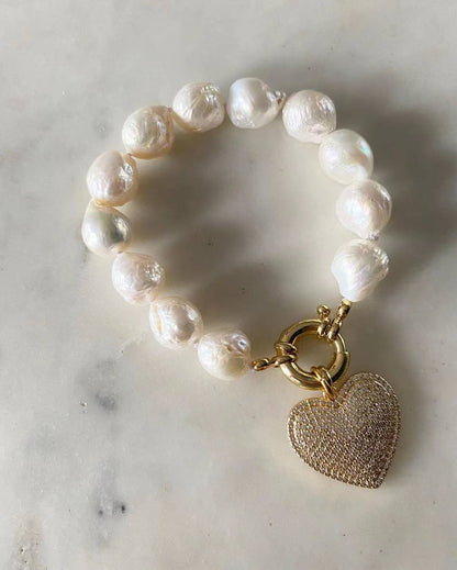 Lovestruck Baroque Pearl Bracelet