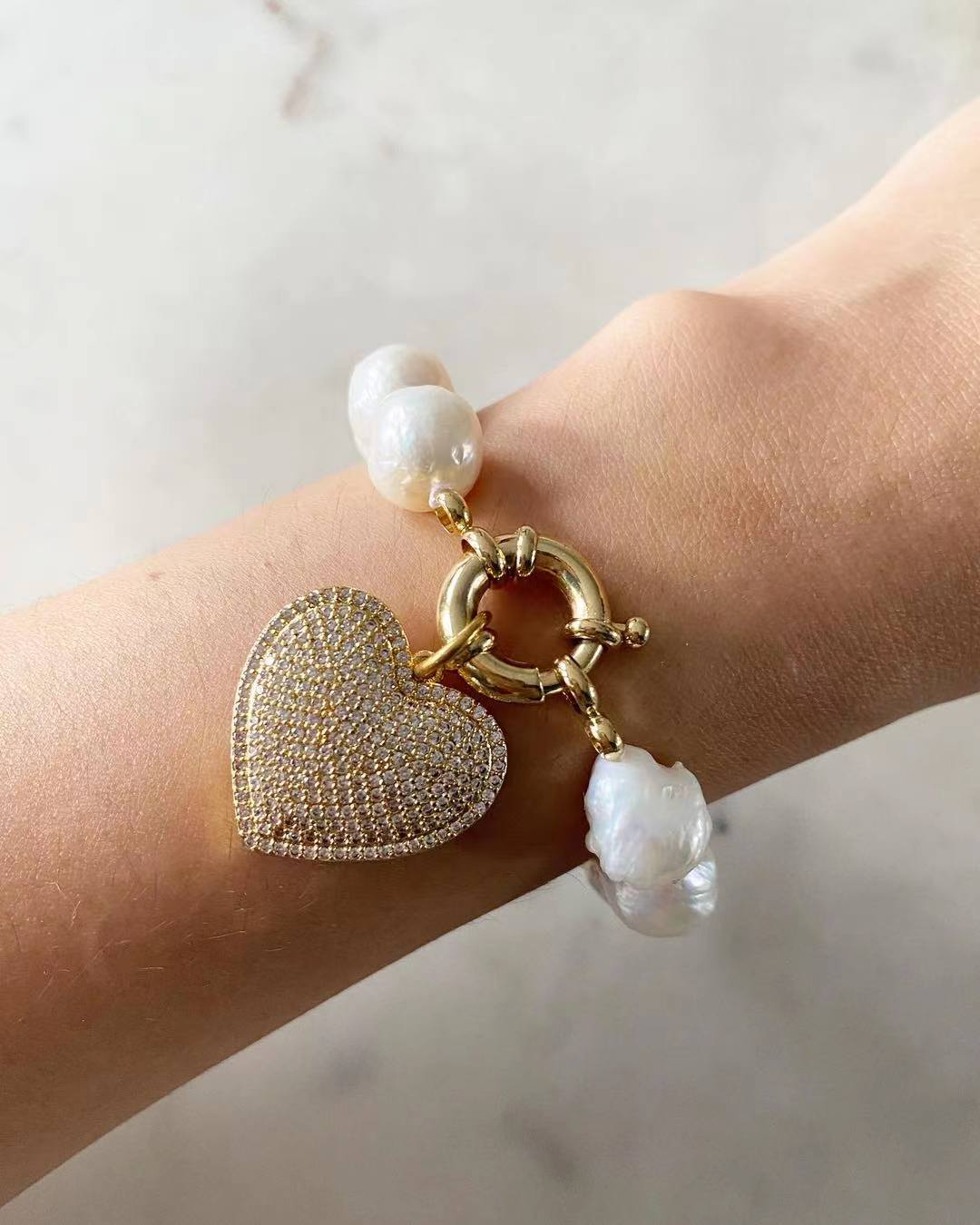Lovestruck Baroque Pearl Bracelet