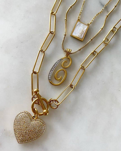 Guadalupe’s Heart Trio Set Necklace