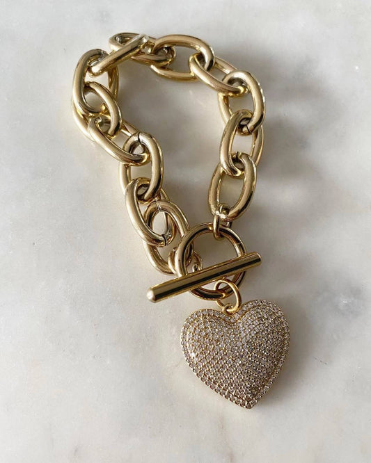 Lovestruck Vintage Chain Bracelet