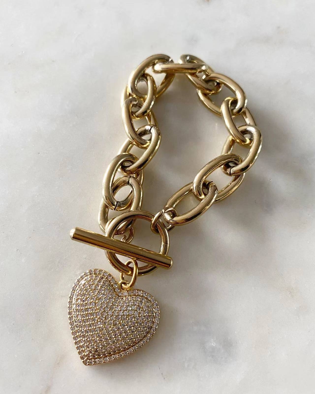 Lovestruck Vintage Chain Bracelet