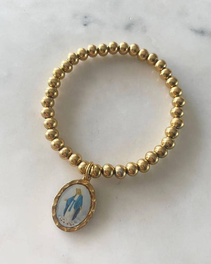 Miraculous Mama Mary Stretchable Bracelet